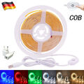 5V USB COB LED Streifen Stripe Band PIR Bewegungsmelder Keine Lichtpunkt Dimmbar