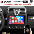 64G Für Smart Fortwo 451 2005-2010 Autoradio GPS Nav WIFI KAM RDS DAB Android 13