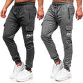 Trainingshose Cargohose Sporthose Jogger Men Print Classic Herren BOLF Fitness