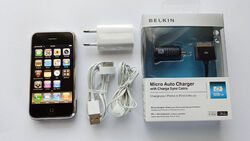 Apple iPhone 1. Generation 8GB 2G - 1st Gen. A1203 Model 2007 - Schwarz Top!