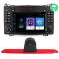 Navi 7"Autoradio GPS carplayer+Rückfahrkamera Für Mercedes Benz Sprinter W906 HD