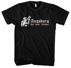 Augsburg Ehre und Stolz T-Shirt | Augsburg Shirt Trikot Skyline Stadt Sport | M3