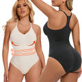 Damen Bodysuit Shapewear Body Bauchweg Mieder Figurformende Full Body Shaper