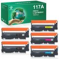 1-5XXL Toner zu HP117A W2070A Color Laser 150a MFP179fwg fnw 178nwg nw 150nw