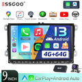 DAB Android Autoradio 4+64G GPS Kam Für VW Polo GOLF 5 6 Plus Passat Touran EOS