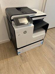 HP PageWide Pro 477dw + 4x HP Patron +ca. 80 Seiten + D3Q23A Fast UNBENUTZT