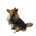 Fashion Dog Hunde-Regenmantel mit Fleecefutter - Schwarz - Hundemantel Regen