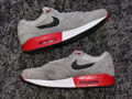 NIKE AIR MAX 1 Schuhe Sneakers grau/rot/weiß rarität selten rar EUR 44 / UK 9