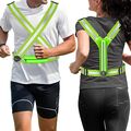 Warnweste Reflektor Streifen Sicherheitsweste Joggen Outdoor Radfahren Hunde led