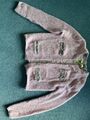 Philo Sofie Damen Strickjacke Gr. 38, Farbe Rosa mit grau und Glitzersteinen