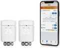 Eve Thermo, 2er Set, Smartes Heizkörperthermostat mit LED-Display, Apple HomeKit
