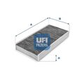 UFI Filter, Innenraumluft 54.142.00 für CITROËN PEUGEOT