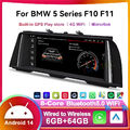 Für BMW 5er F10 F11 CIC 10.25" Android 14 GPS Apple Carplay Autoradio USB BT5.0