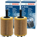 2x BOSCH P 9192 Ölfilter für VW Audi Skoda Seat Ford Jeep Mitsubishi Dodge