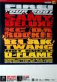 SAMY DELUXE - 2001 - Live In Concert - Fire Tour - Poster