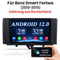 2+32G Autoradio GPS Für Mercedes Benz Smart 451 2010-2015 Android12 Carplay DAB+