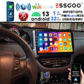 Für Peugeot 208/2008 2012-2018 10.1" Android 13 Autoradio GPS Navi BT WIFI 1+32G