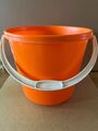 DDR  10 Liter Eimer  Plastikeimer Orange Kunststoff PNEUMANT Original