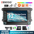 7" Android 13 4+64G DAB+ CarPlay Autoradio GPS DSP Cam Für VW GOLF 5 Polo Passat