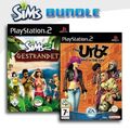 PS2 Spiel - Die Sims 2: Gestrandet + Die Urbz: Sims in the City mit OVP