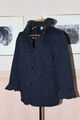 *** Strickjacke  von  Uta RAASCH   Gr. 42 Dunkelblau /Schwarz     Wie Neu   ***