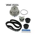 1x Wasserpumpe + Zahnriemensatz SKF VKMC 05224 passend für OPEL VAUXHALL