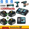 12AH Für Makita Akku & Ladegerät 18V 6AH BL1860 BL1850 BL1830 BL1890 LXT Lithium