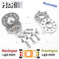 H&R Spurplatten vorne & hinten 40mm/Achse für Renault Clio II BB CB :: 98 >> 16