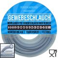 PVC Gewebe Druckluft Universal Wasser Luft Schlauch klar 4 - 50 mm - Meterware