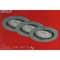 Briloner LED Einbauleuchten 68mm Einbaustrahler Spot schwenkbar Alu 5W