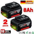 2x Original Akku für Bosch 18 V 8Ah Professional GBA GSR BAT618 BAT609 BAT620 DE