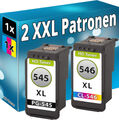 2x TINTE PATRONEN 2xPG-545+CL-546 XL für CANON MG3051 MG3052 MG3053 MG2450 MX494