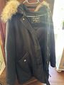 Original Woolrich Arctic Parka Damen schwarz Gr. XL - Echtpelz