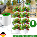 Automatisches Tropfbewässerungsset, wiederaufladbar, für Blumen im Urlaub im