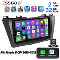 Autoradio Android 13 GPS 2G+32GB Für Mazda 5 2010-2015 NAVI WIFI Carplay RDS FM