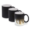 6x Zaubertassen Fototassen Sublimation Becher Magic Mug Farbwechseltasse Schwarz