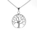 Lebensbaum Kettenanhänger 925 Sterlingsilber Baum des Lebens Amulett Echt Silber