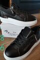 Plateau Sneaker Turnschuhe Gr. 36 schwarz Schuhe Neu