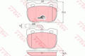 TRW Bremsbelagsatz Scheibenbremse COTEC GDB1093 für ROVER DEFENDER DISCOVERY 1
