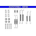 Zubehörsatz, Bremsbacken ATE 03.0137-9168.2 für SEAT SKODA VAG, Hinterachse