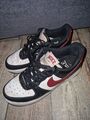 Nike Air Force 1 schwarz/weiß/rot Gr. 40