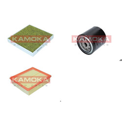 KAMOKA POLLENFILTER + LUFTFILTER + ÖLFILTER SET passend für RENAULT LAGUNA 2