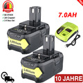 18V 9,0Ah Akku für RYOBI One Plus Lithium HP RB18L50 P108 Batterie/Ladegerät DE