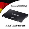 SAMSUNG SSD 870 EVO 2TB 1TB 500GB 250GB 2.5" SATA 3 Solid State Drive for laptop