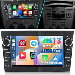 Für Opel Corsa C/D Zafira B Astra G H Android13 Apple Carplay Autoradio GPS NAVI