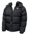 Tommy Jeans Daunenjacke Winterjacke Alaska Puffer Jacket Herren Jacke Schwarz