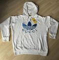 Adidas X Gucci Pullover Sweatshirt XL Weiß NP 1100€ Neu Sehr Selten Ausverkauft