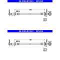 2X ATE BREMSSCHLÄUCHE HINTEN VORNE PASSEND FÜR FORD GALAXY MONDEO S-MAX