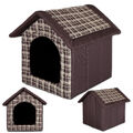  HOBBYDOG BUDBWK11 Hundehöhle Katzenhöhle Hundebett Hundehaus Hundehütte S-XL