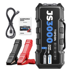 TOPDON JS3000 Auto KFZ Starthilfe Jump Starter 3000A Booster Powerbank 24000mAh⭐⭐⭐⭐⭐ 10000+ Verkauft✅Profi-Level✅Supersicher✅9,0L